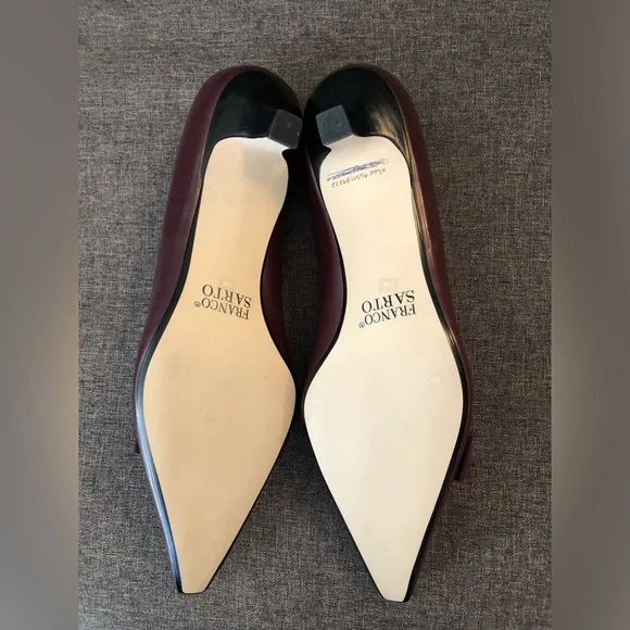 Franco Sarto Gracie Violet Pointed Toe Kitten Heel 10M - Picture 8 of 11